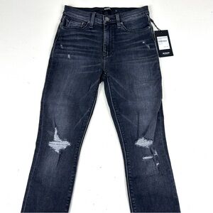 Hudson Women's Size 25 Barbara Super Skinny Jeans NEW With Tags Black Denim
